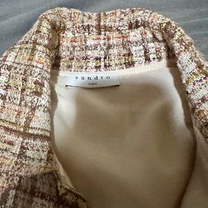 Acacia belted checked cotton-blend tweed playsuit